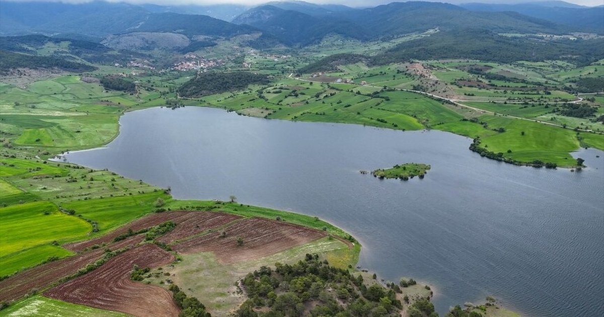 Uşak'ta Küçükler Barajı doluluk oranı yüzde 100'e ulaştı