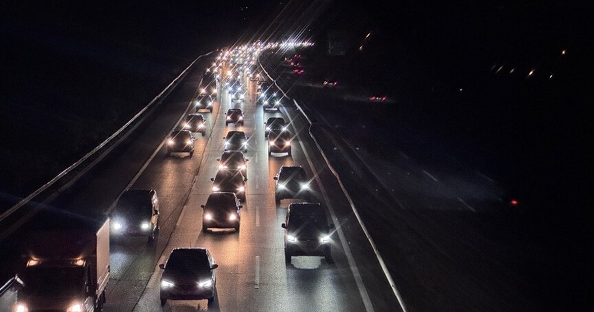 Anadolu Otoyolu'nda tatilci dönüş trafiği