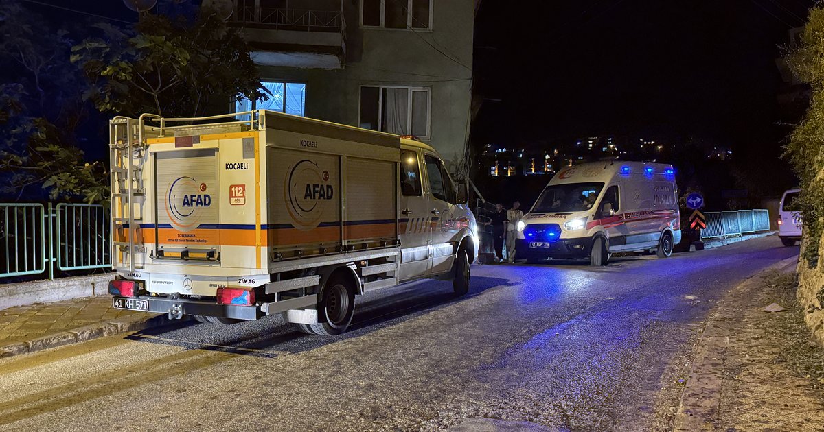 Kocaeli'nde bina tahliye edildi