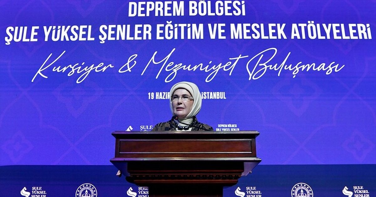 Emine Erdoğan, Şule Yüksel Şenler Vakfı etkinliğine katıldı