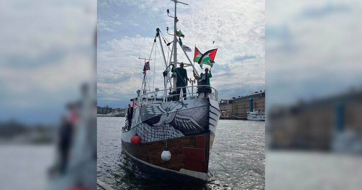 İsveç'ten yola çıkan 'Hanzala II' gemisi Gazze'ye yardım götürüyor
