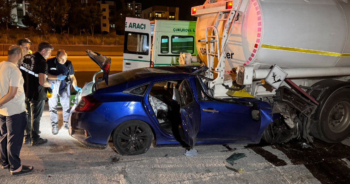 Adana'da feci kaza: Baba öldü, 2 çocuk yaralandı