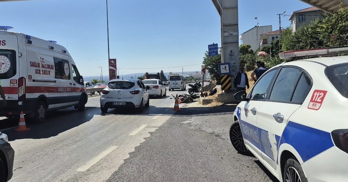 Büyükçekmece'de motosiklet kazası: 1 ölü