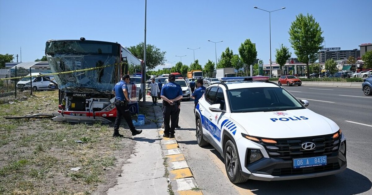 Ankara'da EGO Otobüsü Kazası: 1 Ölü, 9 Yaralı