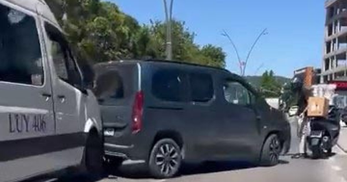 Trafik kavgasında geri viteste unutulan araç faciaya yol açtı