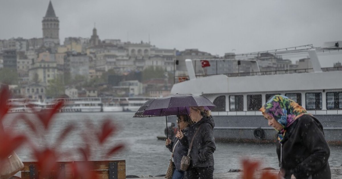 İstanbul ve Trakya'ya kuvvetli sağanak uyarısı