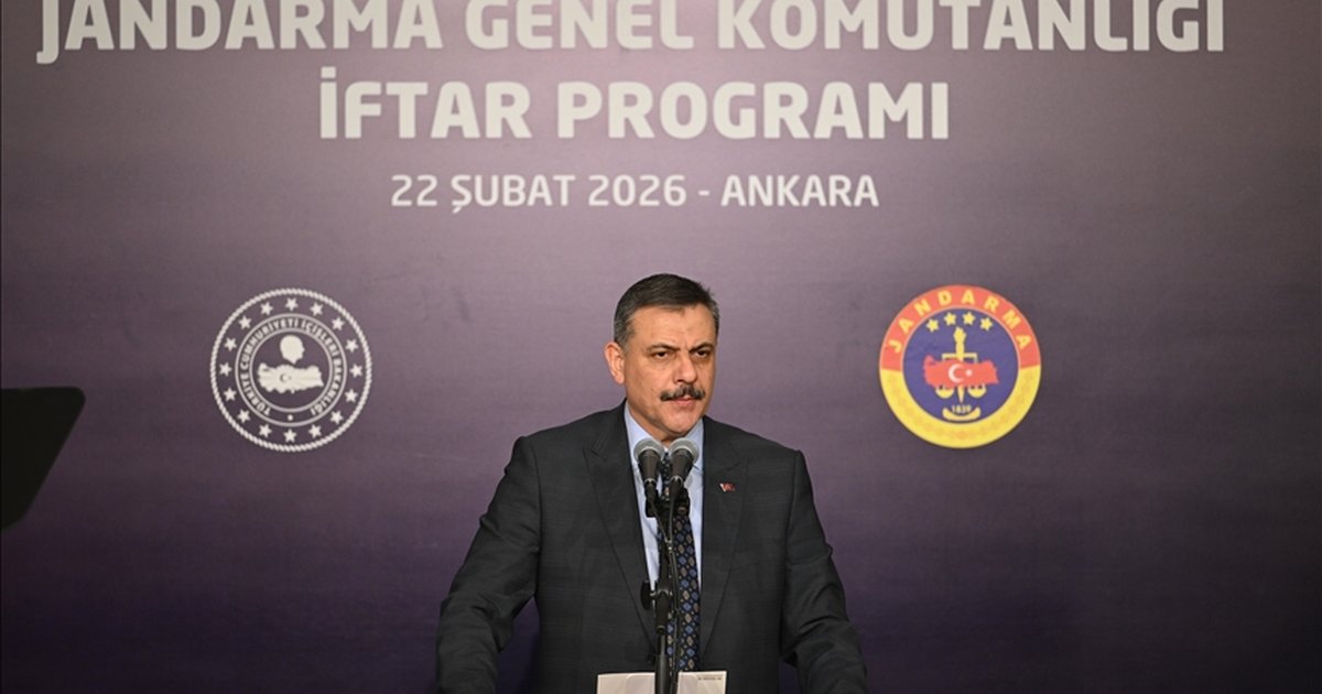 İçişleri Bakanı Çiftçi, Jandarma Personeliyle İftarda Buluştu