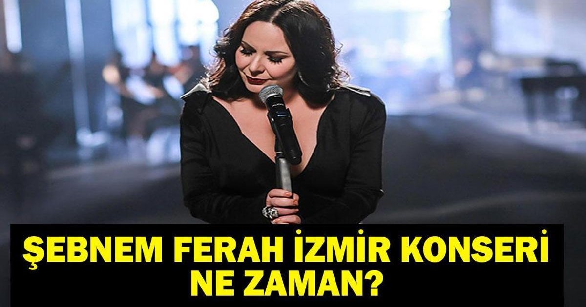 Şebnem Ferah İzmir Konser Detayları Belli Oldu!