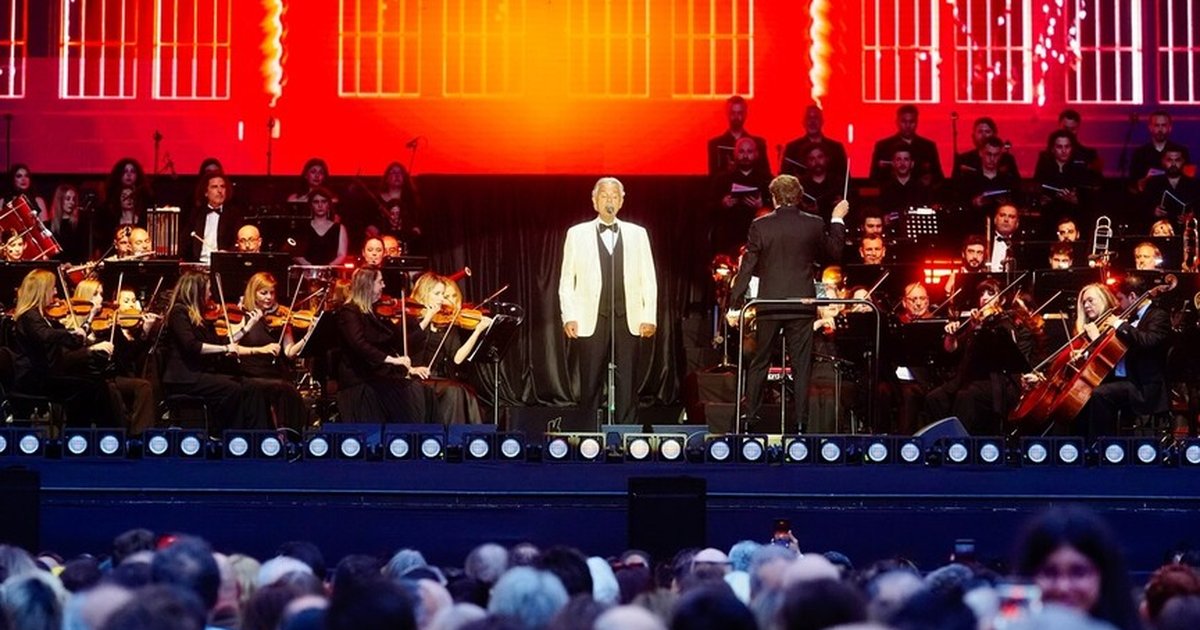 Andrea Bocelli İstanbul'da konser verdi