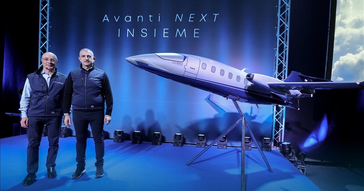 Baykar'ın Piaggio Aerospace'i Yeni Uçak Modeli Avanti NX'i Tanıttı