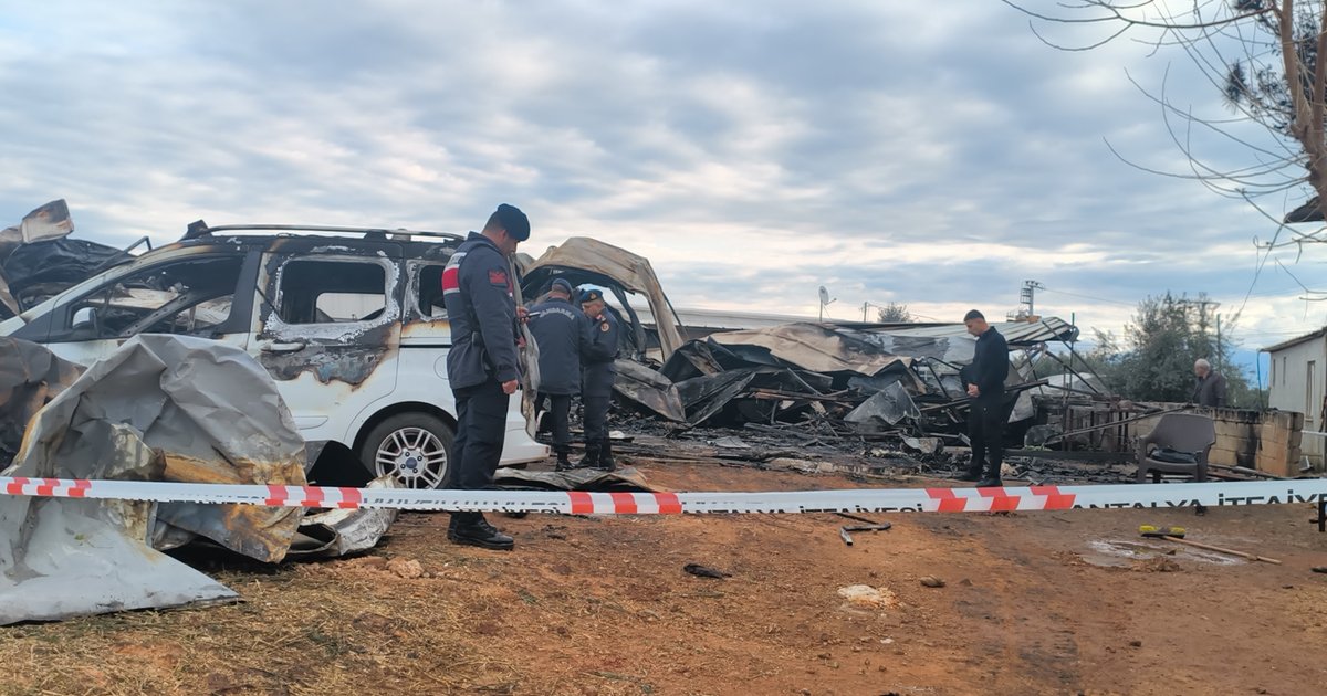 Antalya'da yangın faciası: 6 ölü