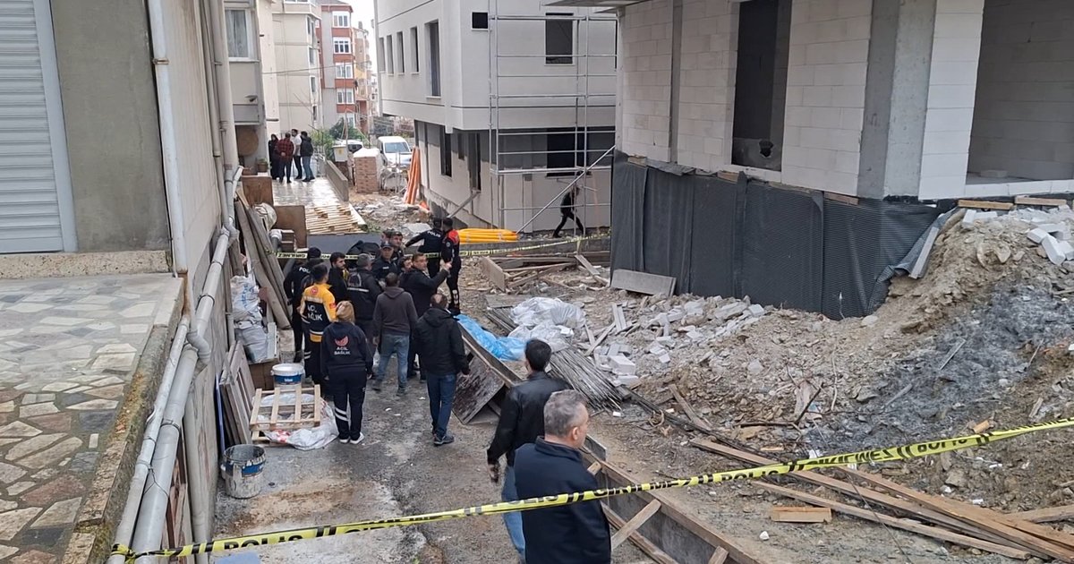 İnşaatta feci kaza: Şantiye şefi 5'inci kattan düşerek öldü