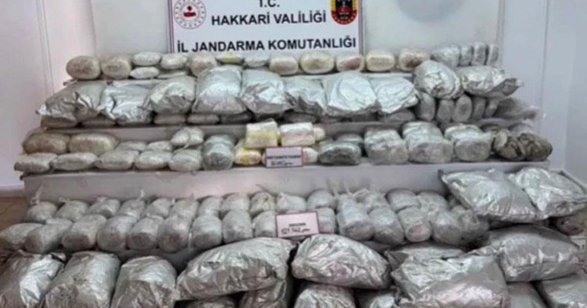 Van ve Hakkari'de büyük uyuşturucu operasyonu