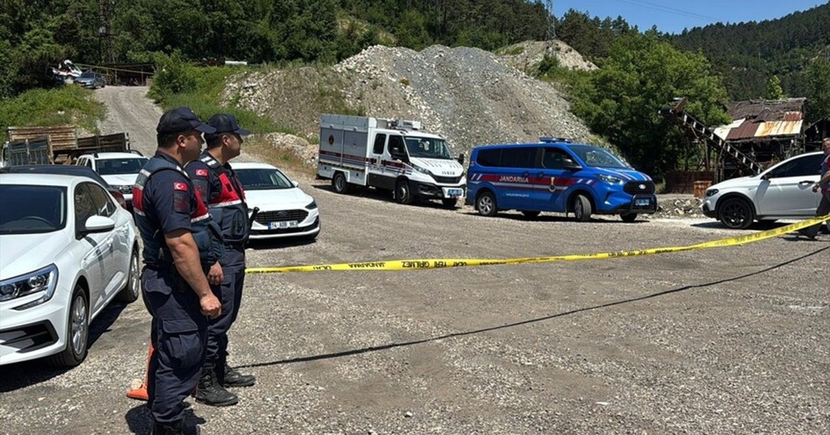 Bolu'da maden ocağında göçük