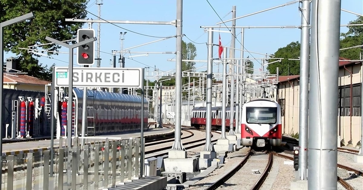 İstanbul'da Sirkeci-Kazlıçeşme Raylı Sistem Hattı 8 Milyon Yolcu Taşıdı