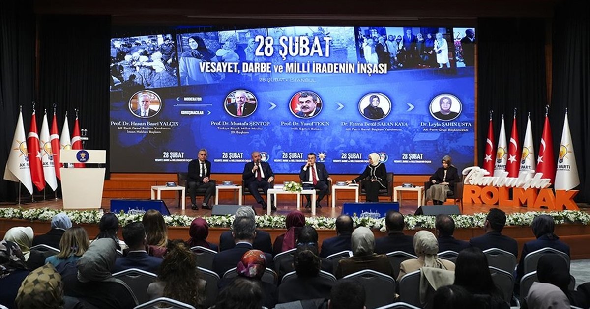 İstanbul'da 28 Şubat programı düzenlendi