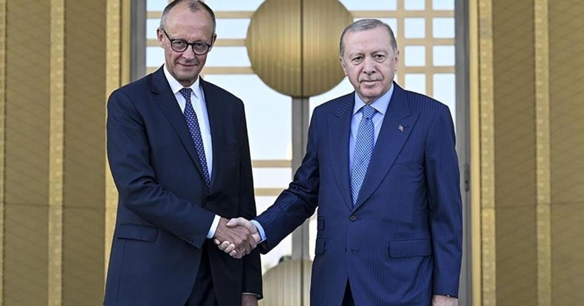 Cumhurbaşkanı Erdoğan, Almanya Başbakanı Merz ile görüştü