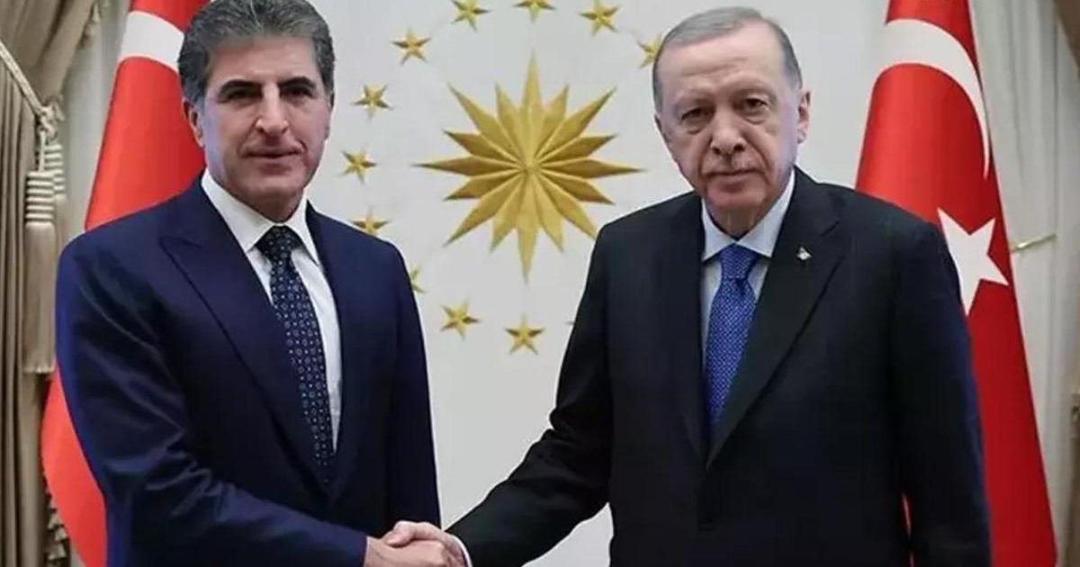 Cumhurbaşkanı Erdoğan, Neçirvan Barzani ile görüştü