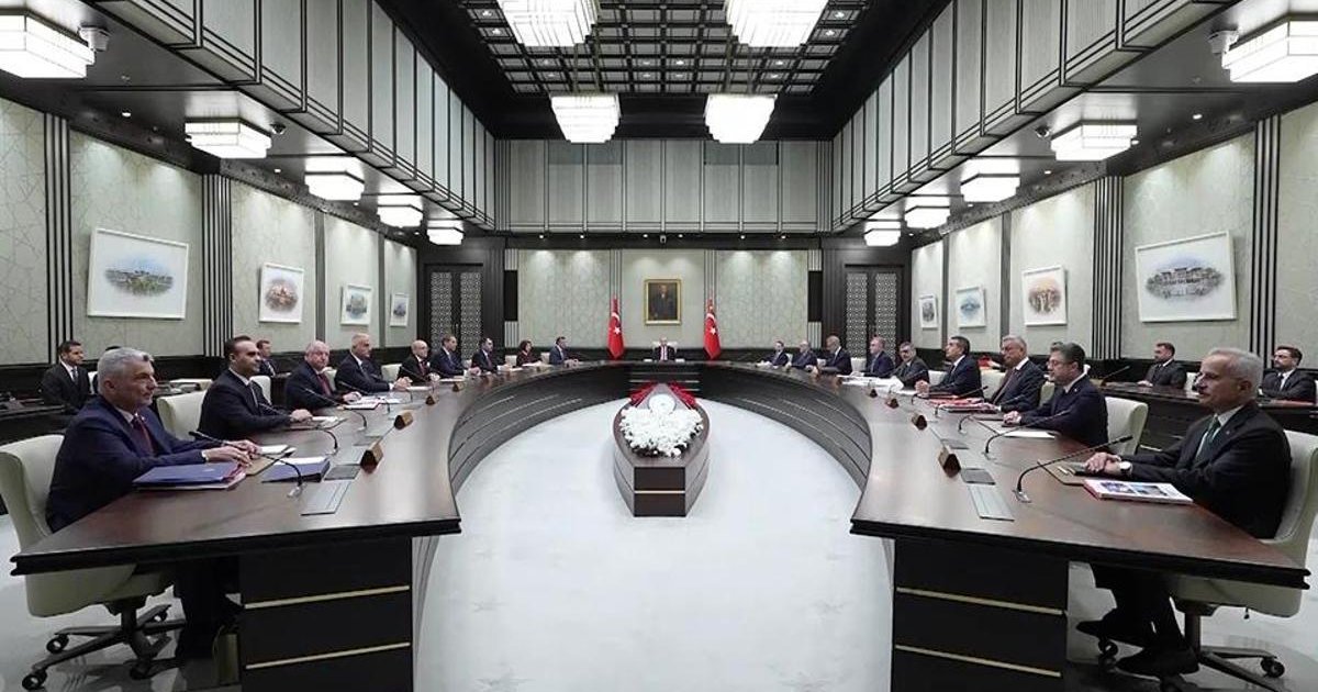 Kabine Toplantısında Orta Doğu Gündemi