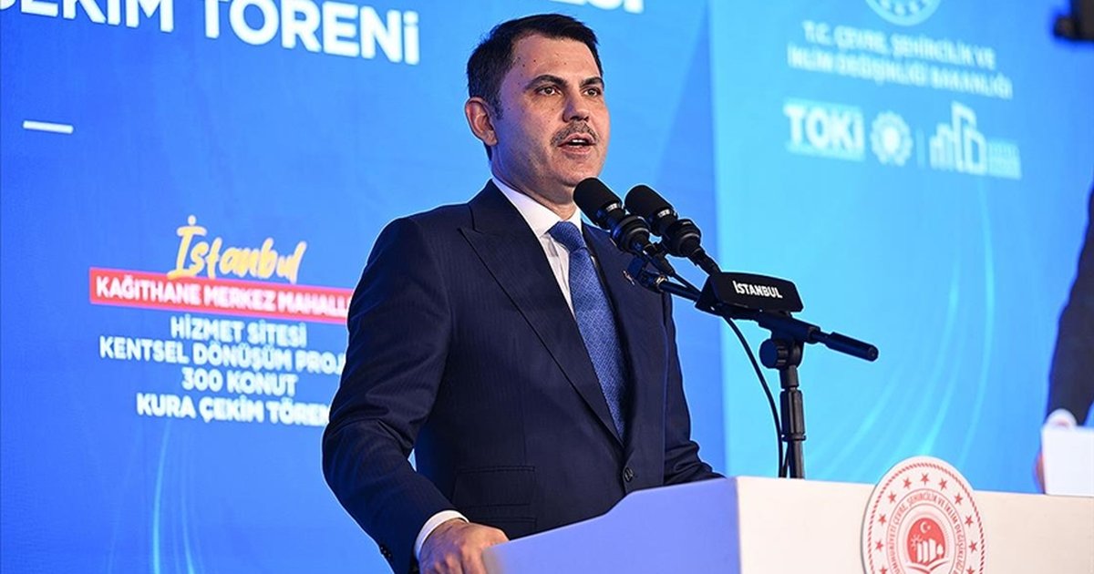 Bakan Kurum: 100 Bin Sosyal Konutun Hak Sahipleri Belirleniyor