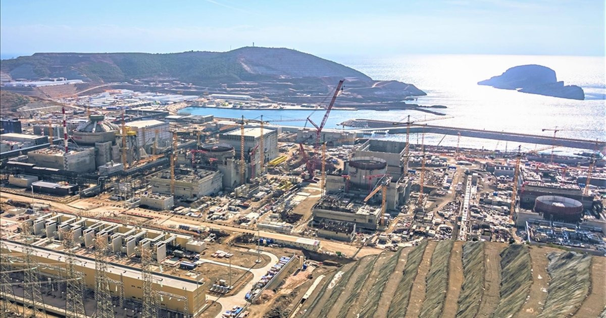 Akkuyu NGS'de dördüncü güç ünitesi reaktör şaftına baskı kirişi monte edildi