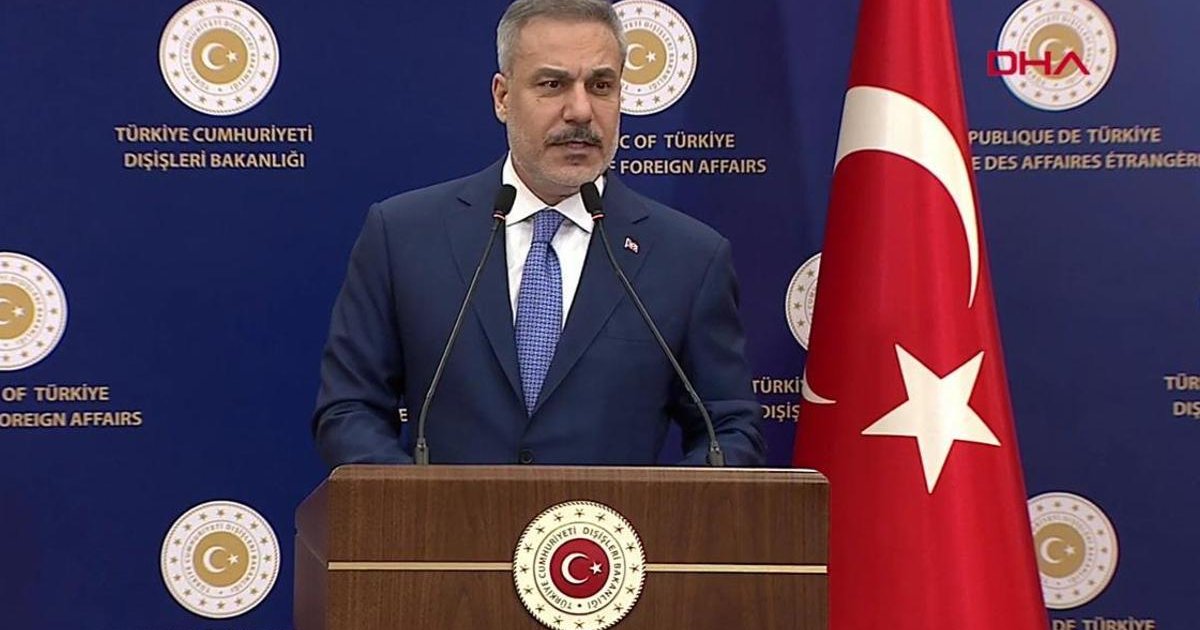 Dışişleri Bakanı Hakan Fidan'dan kritik açıklama