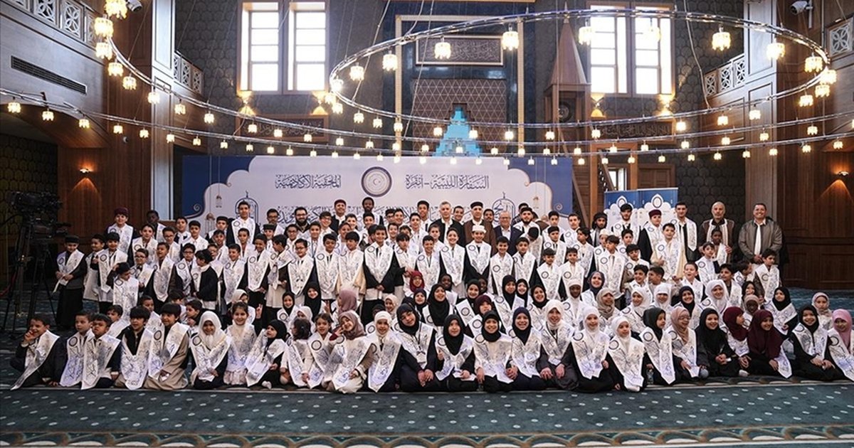 Libya Büyükelçiliği'nde Kur'an-ı Kerim yarışması ödül töreni