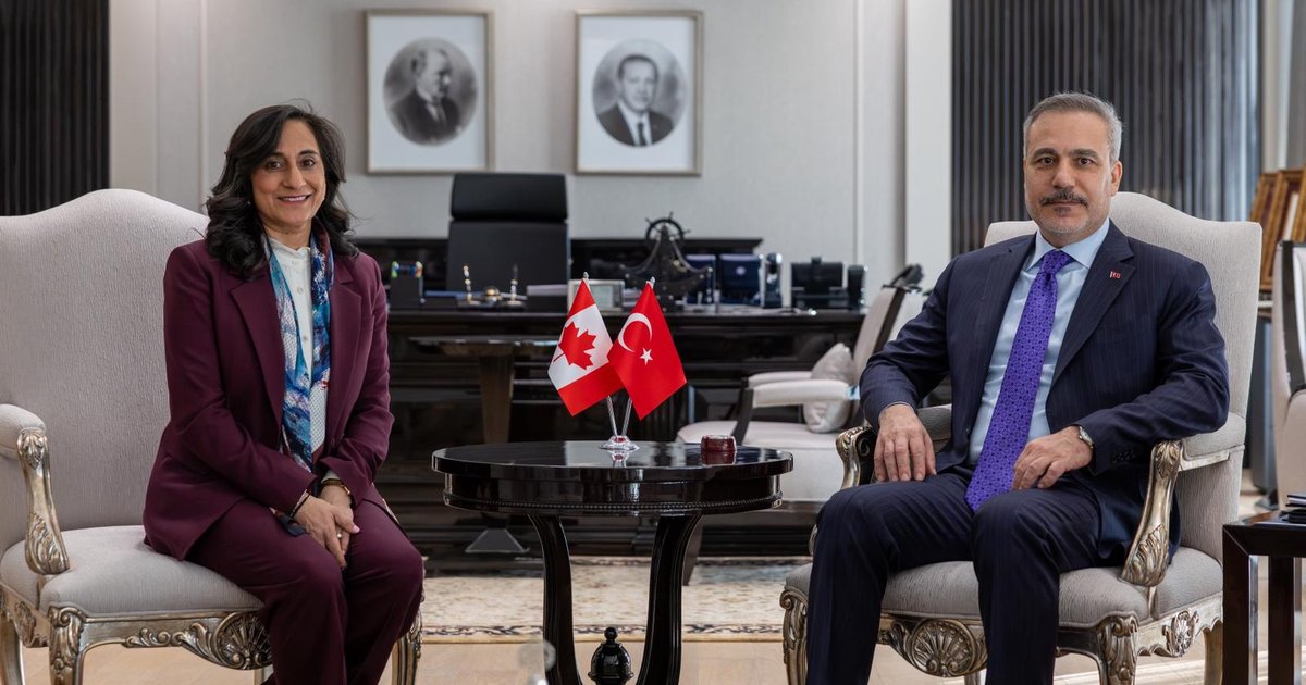 Bakan Fidan, Kanadalı mevkidaşı ile Ankara'da görüştü