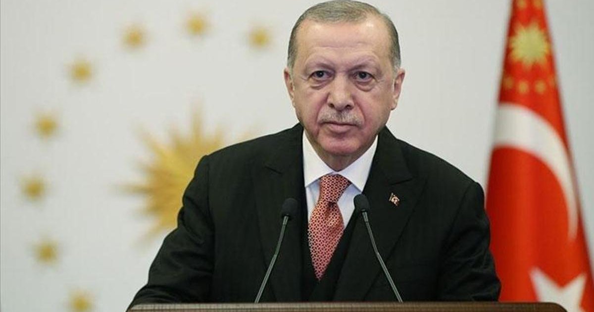 Cumhurbaşkanı Erdoğan'dan şehit personel için başsağlığı mesajı