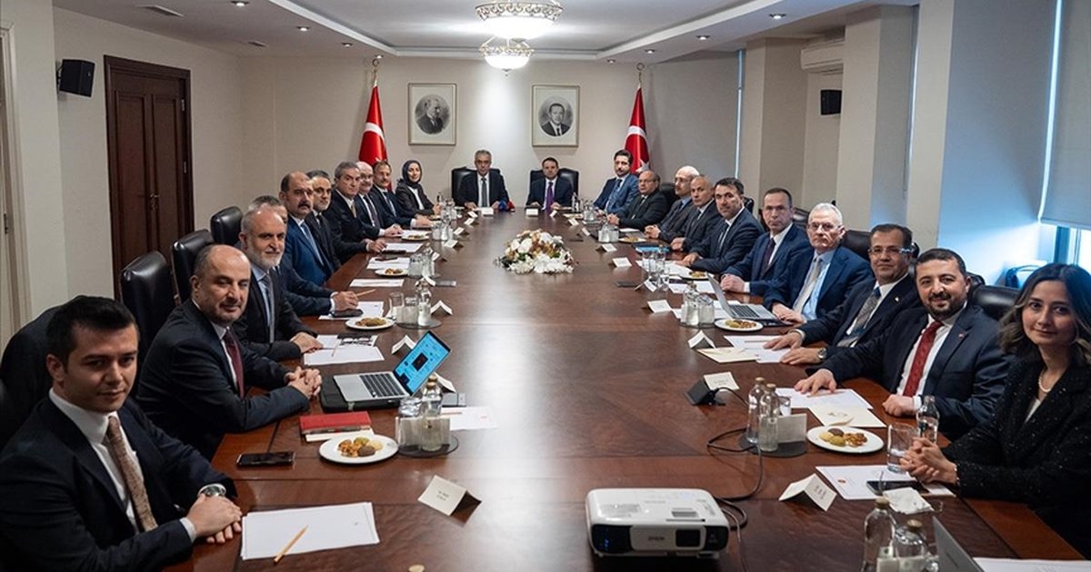 Cumhurbaşkanlığı Hukuk Politikaları Kurulu Çankaya Köşkü'nde toplandı