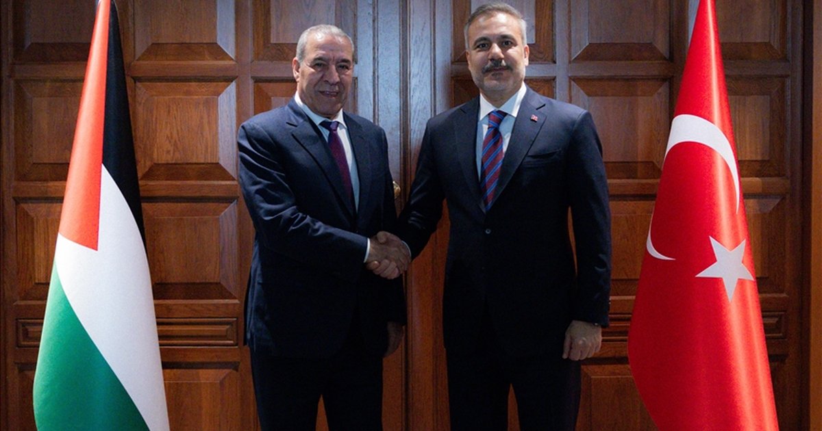 Dışişleri Bakanı Fidan, Filistinli yetkili Şeyh ile Ankara'da görüştü