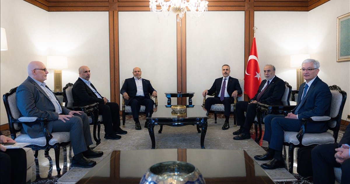 Bakan Fidan Hamas heyeti ile görüştü