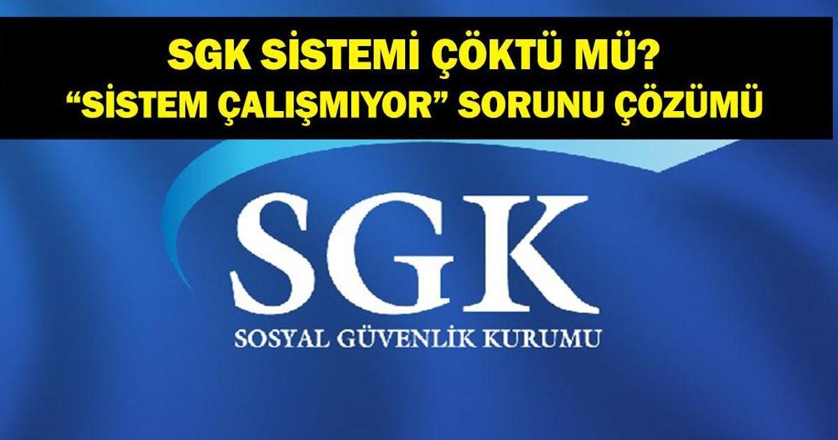 SGK Prim Ödeme Sistemi Yoğunluk Sorunu