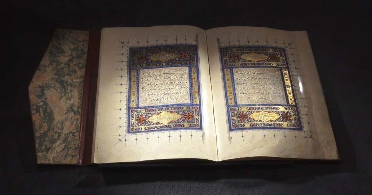 Batman'da el yazması Kuran sergisi