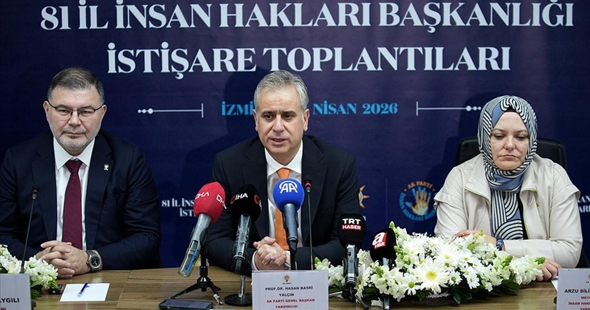 AK Parti Genel Başkan Yardımcısı Yalçın, İzmir'de konuştu