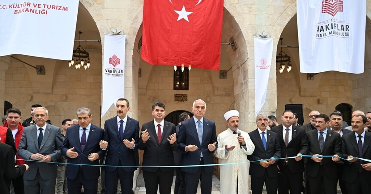 Kültür ve Turizm Bakanı Ersoy, Kilis'te 3 caminin açılışını yaptı