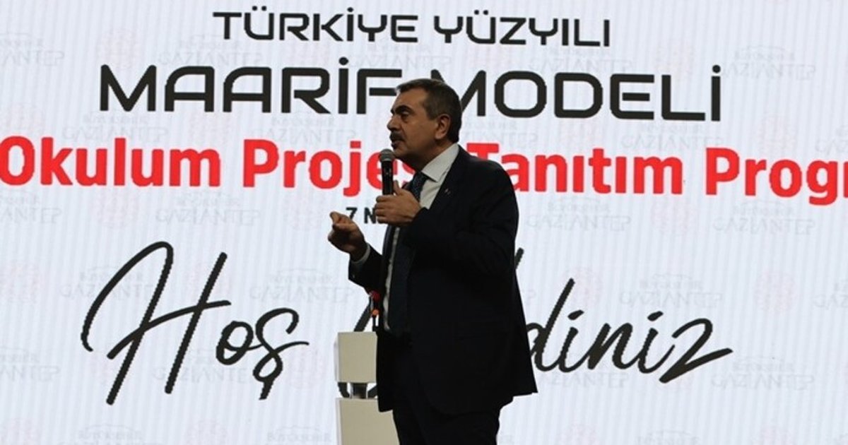 Bakan Tekin: Türkiye Yüzyılı Maarif Modeli Türkiye'ye Özgü
