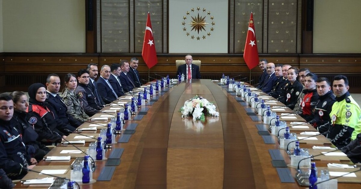 Cumhurbaşkanı Erdoğan, İçişleri Bakanı Çiftçi'yi kabul etti