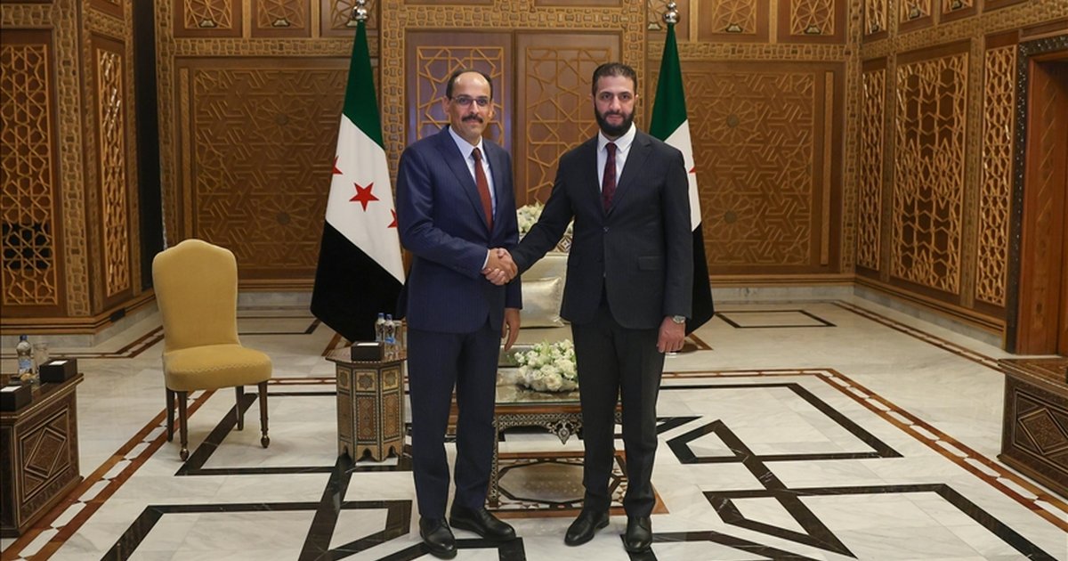 MİT Başkanı İbrahim Kalın Şam'da görüşmelerde bulundu