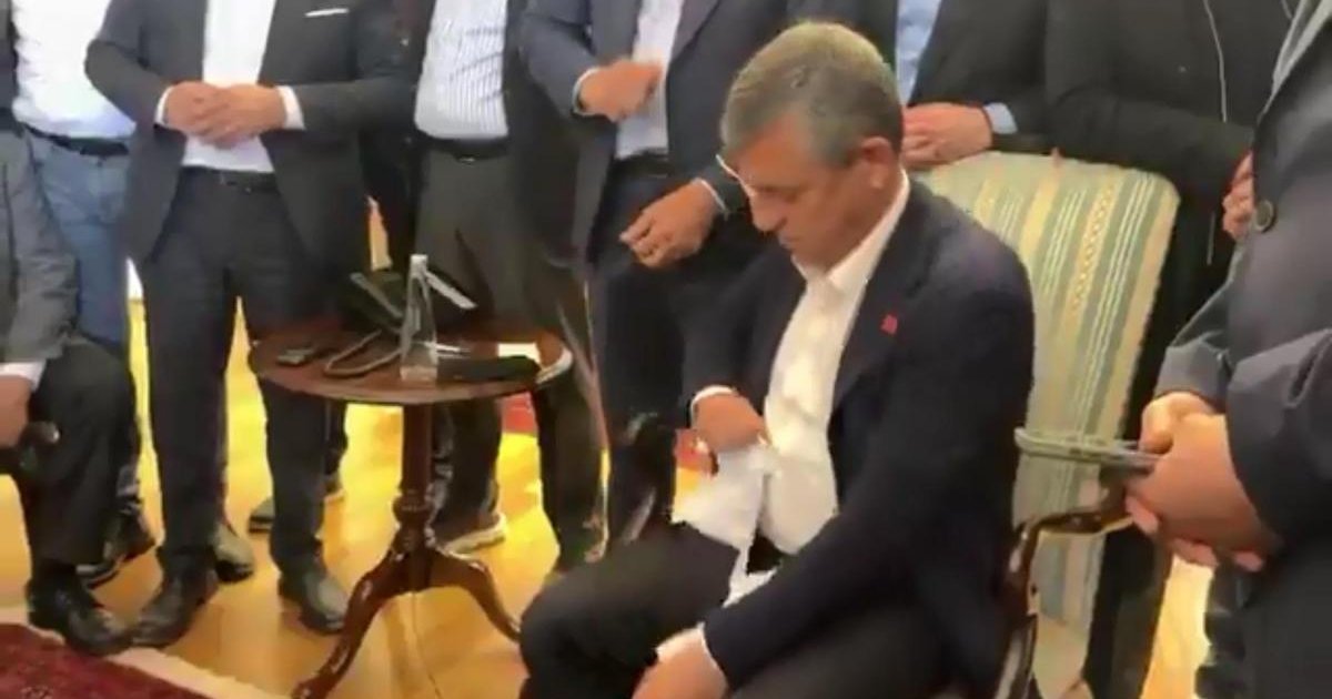 Özgür Özel'in tebligat anı ortaya çıktı