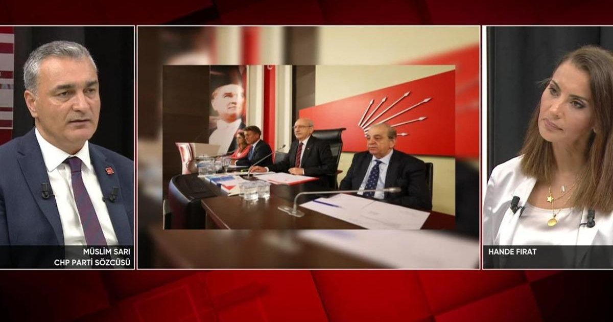 CHP Sözcüsü Müslim Sarı CNN Türk'te Özgür Özel'e yanıt verdi