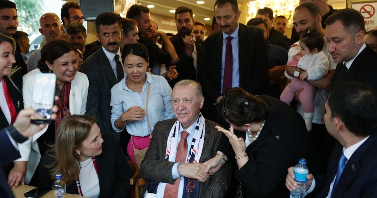 Cumhurbaşkanı Erdoğan Edirne'de vatandaşlarla buluştu