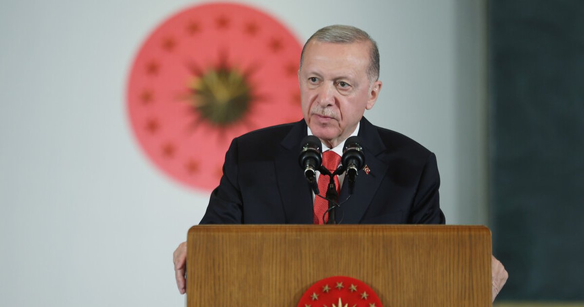 Cumhurbaşkanı Erdoğan Ankara Havalimanı'nda konuşuyor