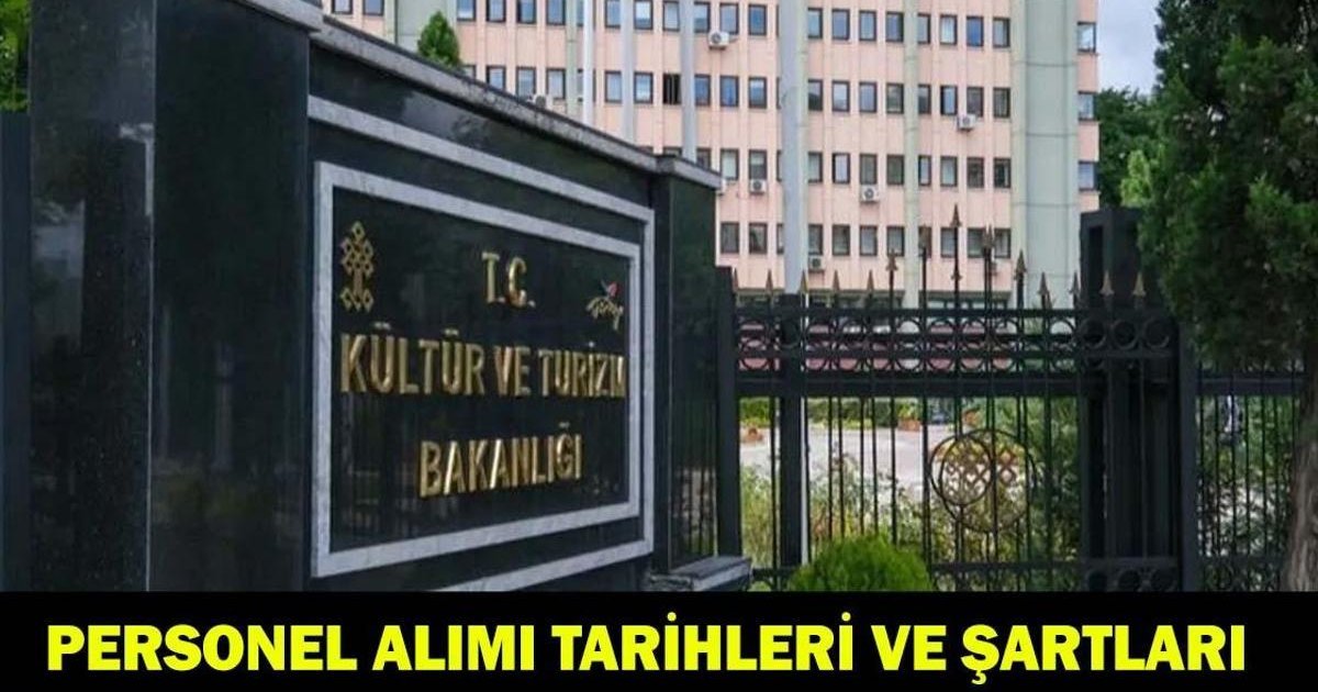 Kültür ve Turizm Bakanlığı 2026 Personel Alımı