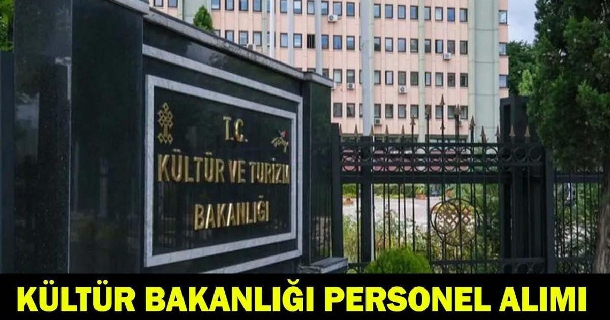 Kültür Bakanlığı 2026 Personel Alımı İlanı Çıktı