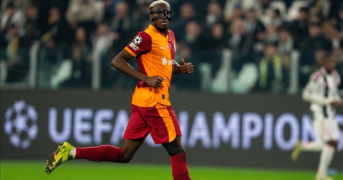 Galatasaray'ın yıldızı Victor Osimhen Şampiyonlar Ligi'nde başarılı