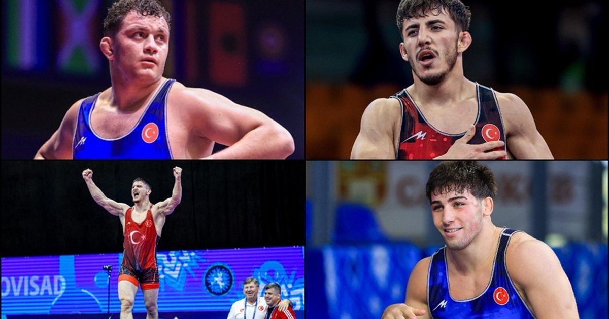 Milli güreşçiler Avrupa Şampiyonası'nda 4 madalya kazandı