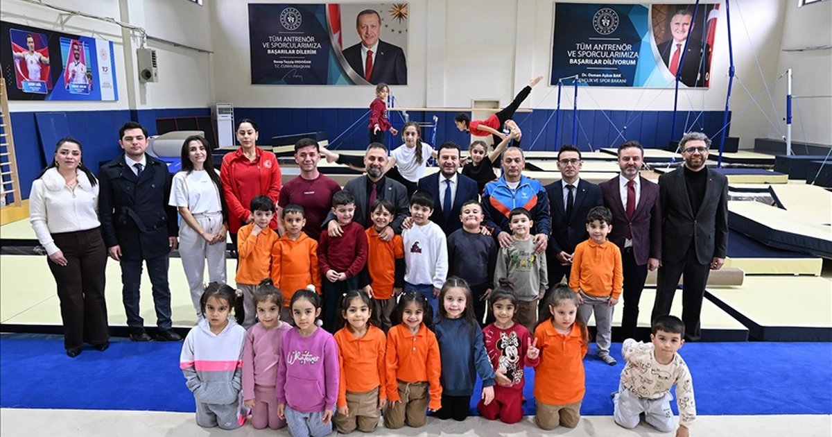 Gaziantep'te yeni cimnastik salonu