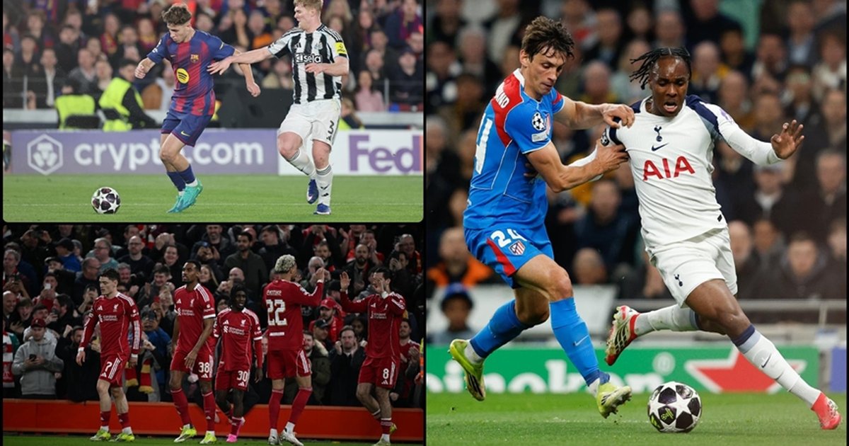 UEFA Şampiyonlar Ligi'nde çeyrek finalistler