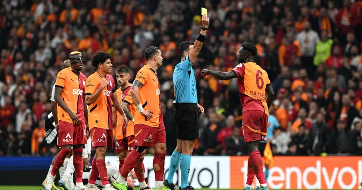 Galatasaray'ın kart raporu: En hırçın futbolcu Davinson Sanchez